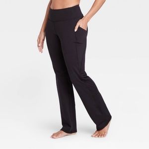 High Rise Black Leggings - Straight Leg Pant - All in Motion - NWT